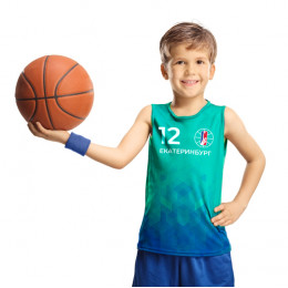 Майка баскетбольная детская без рукава с О-вырезом