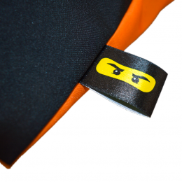 Ярлык для одежды атласный с цветной печатью