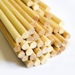 Палочка деревянная d=10 мм для флажков