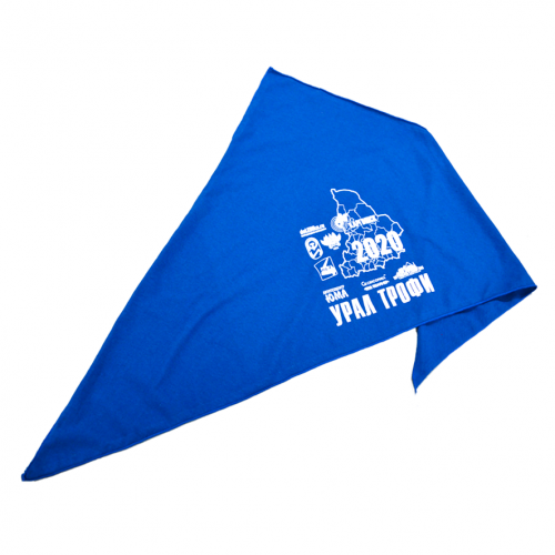 Бандана х/б однотонная треугольная