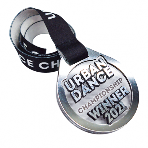 Медаль из акрила 2-слойная с УФ-печатью