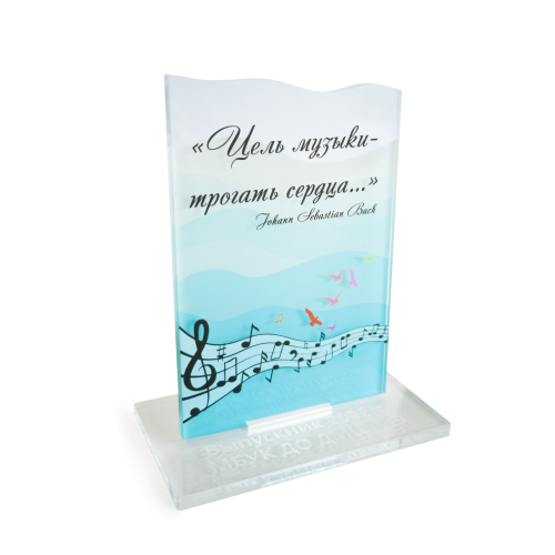 Приз из акрила 1-слойный с УФ-печатью