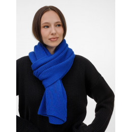 Шарф Nobilis Mono, ярко-синий