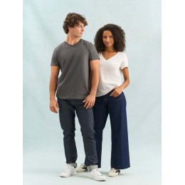 Футболка унисекс Regent с V-образным вырезом, красная