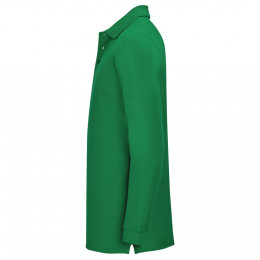 Рубашка поло мужская с длинным рукавом Winter II 210 ярко-зеленая