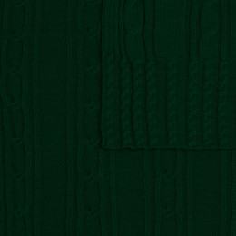 Плед Remitti, темно-зеленый (хвойный)