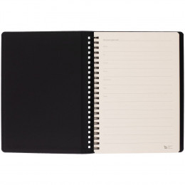 Ежедневник Spring Urban на заказ, недатированный, черный