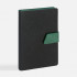 Ежедневник Boom, недатированный, черный с зеленым Ежедневник Boom, недатированный, черный с зеленым
