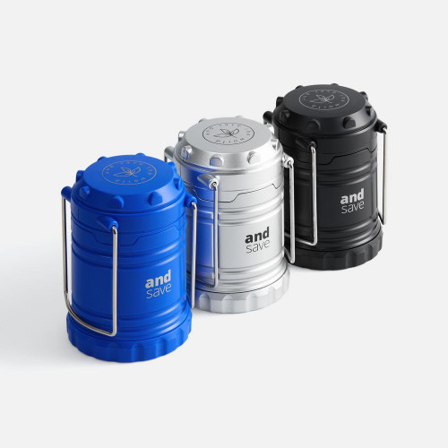 Кемпинговый фонарь Lindau, серебристый