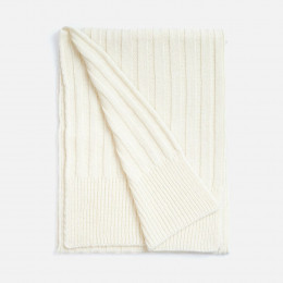 Шарф Bellish, белый (ванильный)