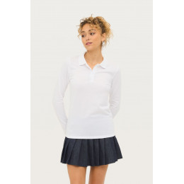 Рубашка поло женская с длинным рукавом Perfect LSL Women, черная