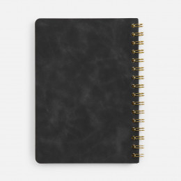 Ежедневник Spiral, недатированный, черный