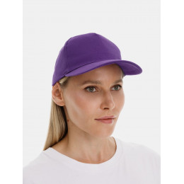 Бейсболка Long Beach, темно-фиолетовая