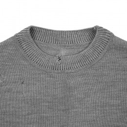 Джемпер оверсайз унисекс Grunge, серый