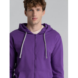 Толстовка на молнии с капюшоном Unit Siverga, фиолетовая