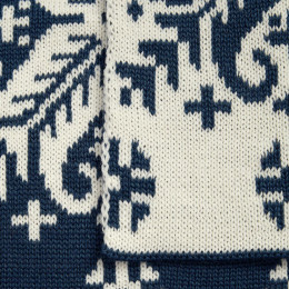 Шарф Wintertude M, синий с белым