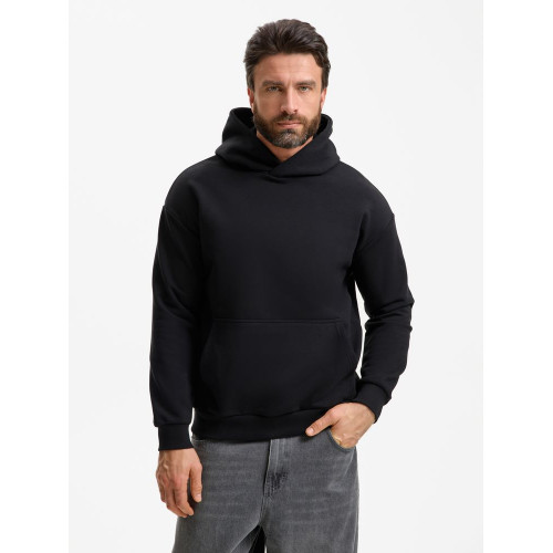 Худи унисекс оверсайз Daylero, черное