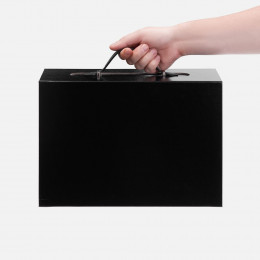 Коробка складная Holdfold, M, черная