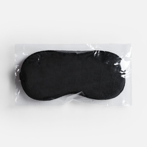 Двухстороняя маска для сна Veluto, черная
