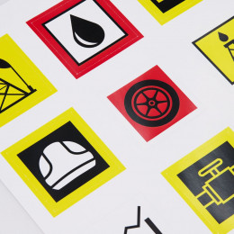 Стикерпак бумажный Industry, нефть