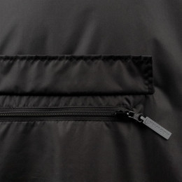 Дождевик-анорак Hard Work, укороченный, черный, единый размер