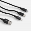 Кабель Triple Charge в футляре ver.2, черный