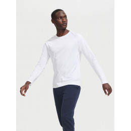 Футболка с длинным рукавом Sporty LSL Men, белая