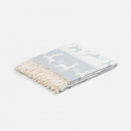 Плед «Скандинавия», серый