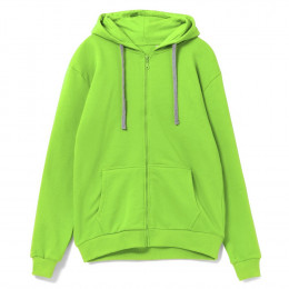 Толстовка на молнии с капюшоном Siverga Heavy, зеленое яблоко