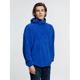 Анорак флисовый унисекс Fliska, ярко-синий