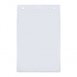 Карман для бейджа Lucid, вертикальный, из фактурного ПВХ