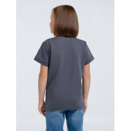 Футболка детская T-Bolka Kids, темно-серая (графит)