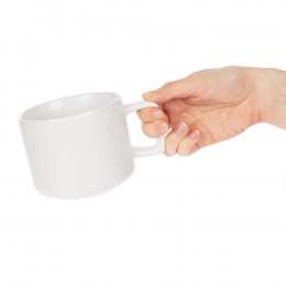 Чашка Jumbo, ver.2, матовая, белая