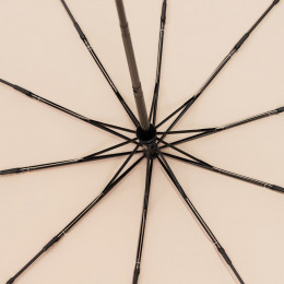 Зонт складной Cloudburst в подарочной упаковке, бежевый