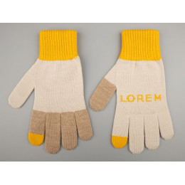 Перчатки на заказ Guanti, полушерсть