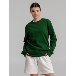 Свитшот унисекс King, темно-зеленый