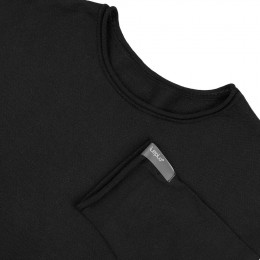 Лонгслив унисекс Siluetti Fuori, черный