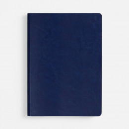 Ежедневник Nebraska Flex, недатированный, синий с серебром