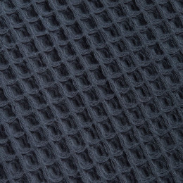 Плед вафельный Elenglect, темно-серый