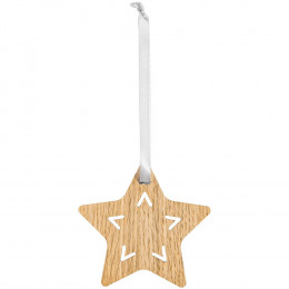 Деревянная подвеска Christmate, звезда