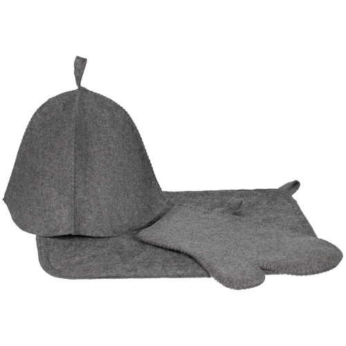 Набор для бани «Парилка», ver.2, серый