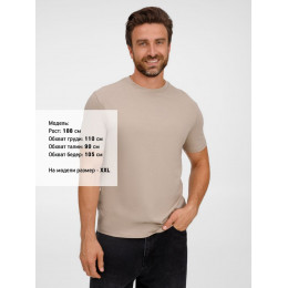 Футболка унисекс Legend, серо-бежевая