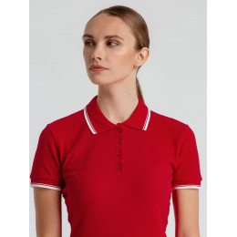 Рубашка поло женская Practice Women 270, красная с белым