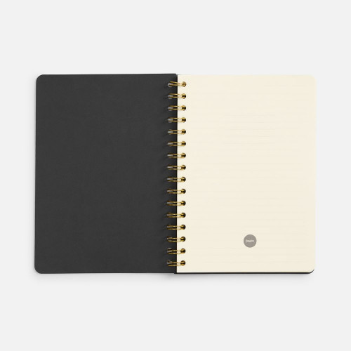 Ежедневник Spiral, недатированный, черный
