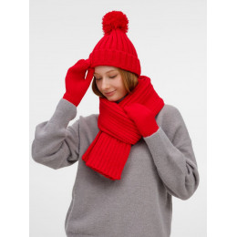Шарф HappyGo, красный