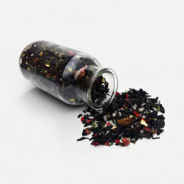 Чай «Сокочай», черный с соком ананаса, клубникой, мятой, медом и лимоном