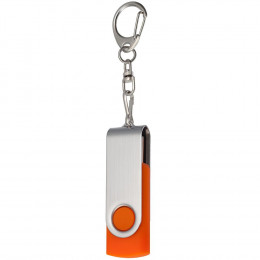 Флешка Twist, оранжевая, 16 Гб