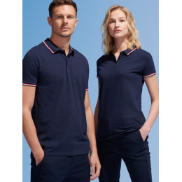 Рубашка поло мужская Prestige Men, темно-синяя