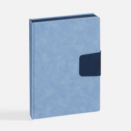 Ежедневник Grande Strap на заказ, датированный, голубой