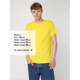 Футболка унисекс T-Bolka 160, желтая